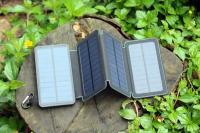 Cargador Solar 25000mAh Bathería Externa Portátil With 4 Paneles de Banco de Energía In Prueba de Agua - details 3