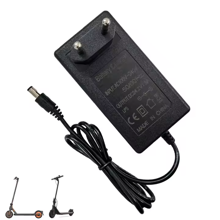 Cargador de marca SUNIIK 24,2V 1,5A  para patinete eléctrico xiaomi y ninebot e2, cargador de bateria - 1