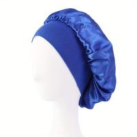 1pc Gorro De Dormir De Seda Suave Para Mujeres Y Hombres Capa De Satén Protección Para Pelo Rizado Estilo Bobeo Duradera No Desliza Todo La Noche - details 8