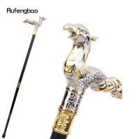 Bastón De Caminar Pheonix Dorado Y Blanco Con Cola Larga Moda Bastón De Lujo Para Caballeros Mango De Corsé Punta De Goma 94cm - details 4