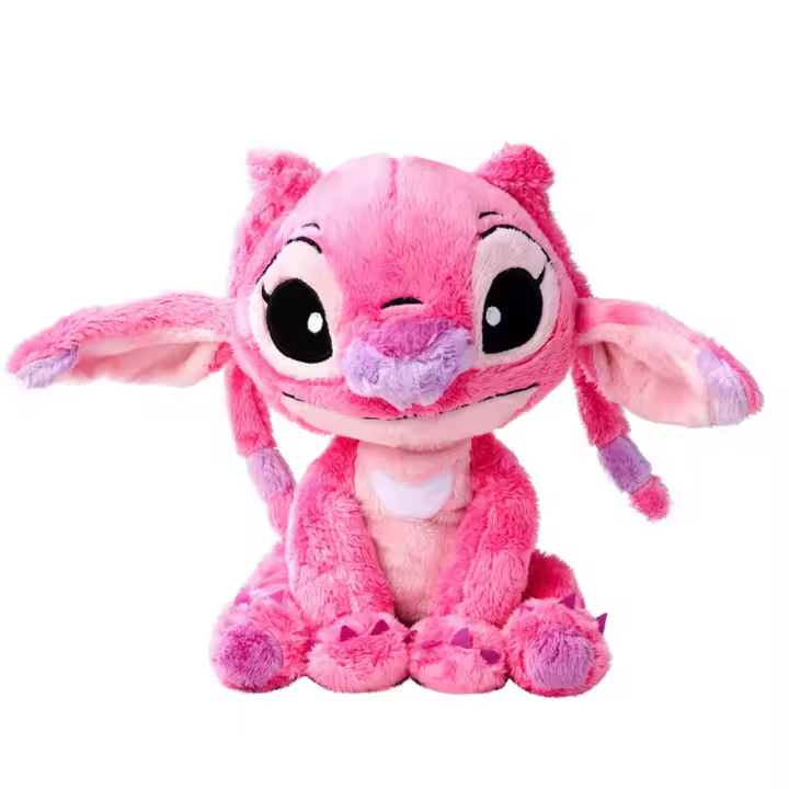 Disney Stitch Angel Rosa Kawaii Peluche 25 cm | Súper Suave | Regalo Niñas Fans - 1