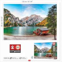 Educa  Lago Braies en Otoño. Puzzle de 3000 Piezas,. Medidas: 120 x 85 cm.+14 años Educa 19281 - details 2
