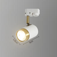 Spotlight De Techo LED GU10 Ajustable En Ángulo Multi Para Decoración De Habitaciones Sala De Estar Bares Tiendas Luz De Tramo De Rail Material De Aluminio - details 18
