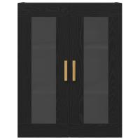 Armario de pared de roble negro vidaXL - 69.5x34x90 cm - details 4