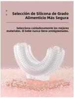 Cepillo De Dientes Eléctrico Para Niños Silicona De Grado Alimenticio 360 Grados Automático Carga USB Cepillo Inteligente U-Shaped - details 3