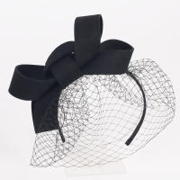 Fascinador De Lana Blanca Para Mujer Con Velo Y Lazo Elegante Para Bodas Y Fiesta De Té Cumpleaños Y Corrida Sombrero De Church Derby - details 8