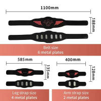 Almohadilla De Estimulación Muscular De Actualización Para Abdomen Y Piernas Equipo De Gimnasio En Casa Para Perder Peso Y Quemar Grasa Material De Alta Calidad Con 10 Modos Y 30 Niveles De Intensidad USB Cargable - details 7