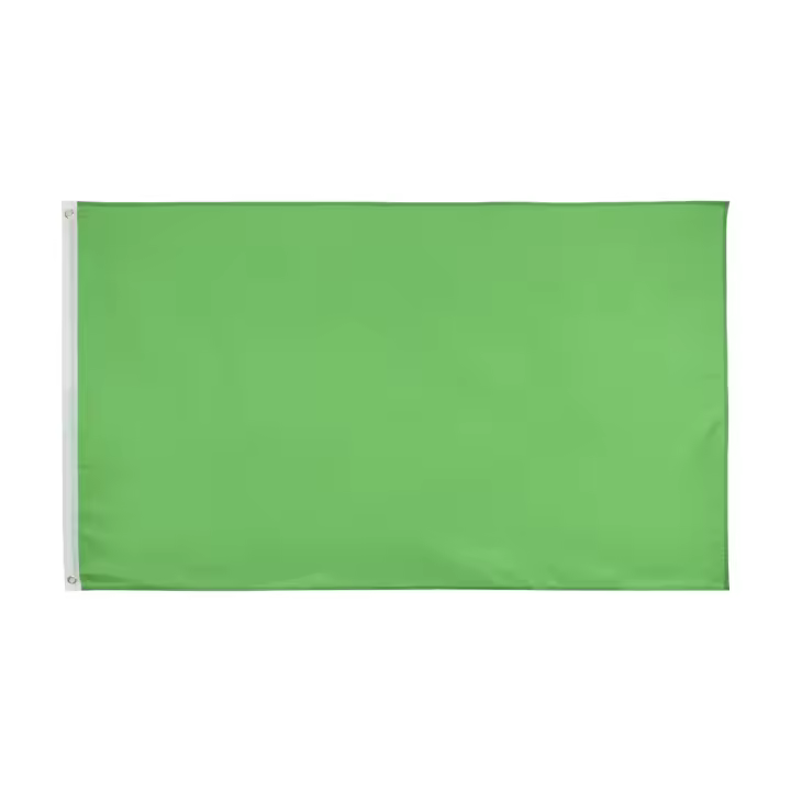Bandeera De Color Sólido 90X150cm En Negro Blanco Rojo Azul Verde Morado Amarillo Y Naranja Para Decoración Material De Poliéster - 1