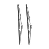 Limpiaparabrisas Delantero Universal De Acero Inoxidable Pulido Plata 30.48cm Para Coche Limpiaparabrisas De Coche Conjunto De Lamas De Limpieza - details 2