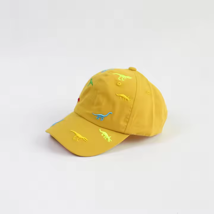 Verde - Niños Gorra de Béisbol Dinosaurio Ajustable - 1