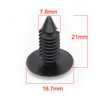 10pcs Clips De Coche De Nylon Con Agujero De 8mm Retenci\u00f3n De Parachoques Y Guardabarros Para Pl\u00e1stico Auto Fijador - details 0