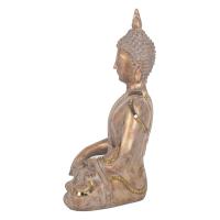 CAPRILO REGALOS & DECORACIÓN Figura Decorativa de Resina "Buda Sentado Meditando". Adornos y Esculturas. Regalos Originales. Decoración Hogar. 18,50 x 13,50 x 28 cm. - details 3
