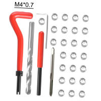 Kit De Reparación De Hileras Métricas 30Pcs Con Insertos De Hilo M3 M4 M7 M9 M11 Helicoil Herramienta De Auto Reparación En Acero Inoxidable 304 Para Coche - details 2