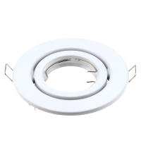 2/6/10PCS Enclavamiento GU10 Soporte De Marco De Aluminio Base MR16 Sin Ajuste Para Bombillas LED De 50mm Material Metálico Para Iluminación De Vestíbulo - details 4