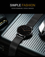 Reloj De Negocios Para Hombre Hannah Martin Movimiento Japonés De Cuarzo Acero Inoxidable Ultrafino Estilo Casual Plata Negra - details 21