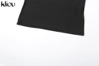 Vestido Largo Para Mujer Kliou Elegante De Noche Clásico Con Encaje Y Halter Sin Mangas Espalda Descubierta Slim Fit Polyester Spandex - details 7
