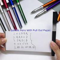 Bolígrafos Gel Neutrales Para Dibujar Y Escribir ANMEINA Papel En Rollillo Blanco Para Exámenes Y Notas Uso Estudiantil Y Promocional Material Plástico Tamaño De Punto De Escritura 0.5mm - details 2