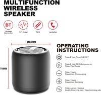 Mini altavoces portátiles Bluetooth 5,0 altavoz al Aire Libre with HD Estéreo HiFi Bajo, 1200mAh Batería, 24 Horas Playtime - details 0