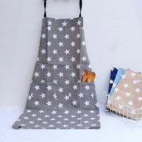 Delantal de tela de algodón para mujer con bolsillos, delantales de cocina ajustables, delantal de cocina con pechera - details 2