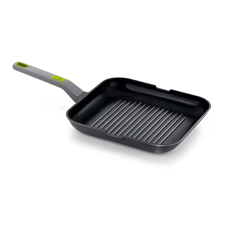 Bra Life (A521428) - Grill 28cm con Rayas Para Inducción, Gas, Vitro, Eléctrica y Horno - 1
