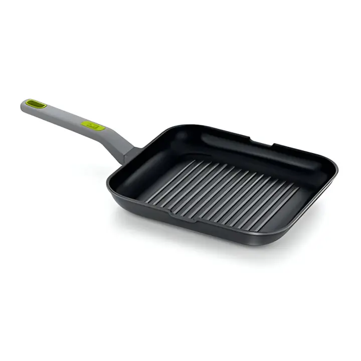 Bra Life (A521428) - Grill 28cm con Rayas Para Inducción, Gas, Vitro, Eléctrica y Horno - 1