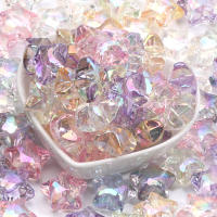 10pcs 19mm Pendones De Estrella Cinco Puntos Transparentes AB Acrílicos Para Hacer Joyas Pulseras Collares Accesorios - details 1