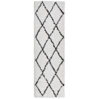 vidaXL Alfombra peluda de pelo largo moderna PAMPLONA 80x250 cm Color Antracita,  Beige,  Crema y mas Alfombras de área  Alfombra de Piso para Sala de Estar Dormitorio Habitación Salón - details 4