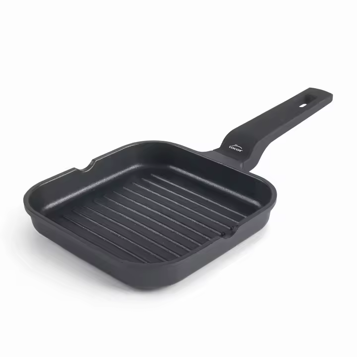 SARTEN GRILL MINI ALUM. FUND 14X14CM - 1