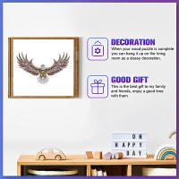 Puzzle De Madera Con Patrón De Águila Juguete De Puzzle En Forma Irregular Para Animales Regalo De Cumpleaños Y Vacaciones Para Adultos Y Niños - details 0