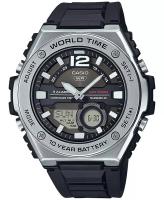 Reloj Casio Sport MWQ-100-1AV 50.6mm 100m WR correa de resina Hora Mundial 10 años batería - details 3