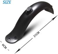 Guardabarros Para Scooter Xiaomi Mijia M365 M187 pro Con Faro Trasero Protector De Rueda Antisalpicaduras Accesorio De Scooter - details 7