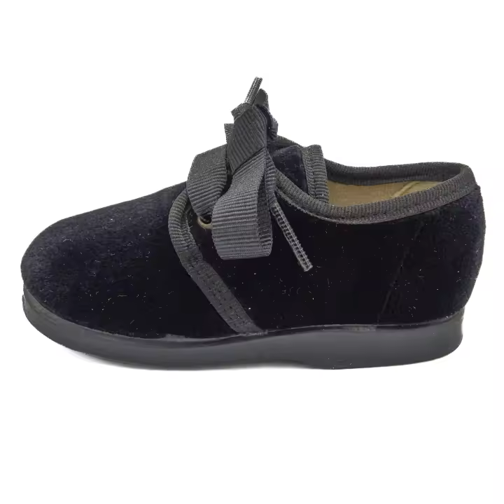 Blucher Unixes De Terciopelo Con Lazo De Raso - 1