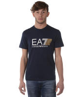 Emporio Armani EA7 Camiseta Algodón Hombre Azul Oscuro 3 ZPT81PJ02Z 1554 - details 0