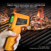 BSIDE Nuevo Termómetro Infrarrojo Profesional -50~530°C 12:1 Termómetro Infrarrojo LCD Digital No Contacto Con Láser Para Industrial - details 1