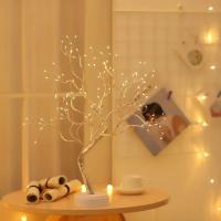 Luces De Árbol Con 108 LED En Blanco Cálido USB/Batería Operadas Para Interior/Exterior Ramadan Decoración Navideña De Cobre - details 4