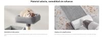 Feandrea Árbol de Gatos, Torre para Gatos, 115 cm, Gris Claro - details 3