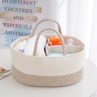 Bolsa Multifuncional Para Mamá Almacenamiento Portátil De Pañales Y Botellas De Alimentación Cesta De Algodón Para Viajes - details 1
