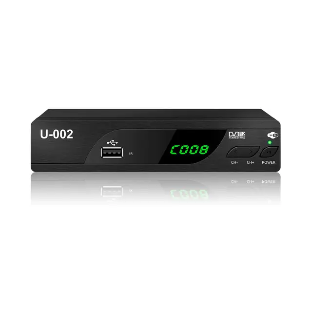 Convertidor de TV digital,2024 Español TDT GRABADOR Decodificador con WIFI TV TDT Decodificador TVCAJA reproductor STB DVB-T2 , USB, HDMI, SCART, Sintonizador de TV Digital Terrestre, Receptor Digital de Alta definición Full HD 1080p - 1