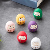 Muñeca De Cerámica Japonesa Daruma Ornamento De Suerte Y Fortuna Decoración De Hogar Miniatura Accesorios Regalos - details 0