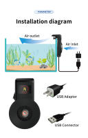 Ventilador De Refrigeración Para Acuario USB Mini Single Head 3.8W 5V Tanque De Peces Control De Temperatura Tipo De Producto Para Peces - details 24