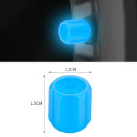 Cubiertas De Válvula Luminosas Para Coche Motocicleta Y Bicicleta 10/50pcs Capa De Neumático Fluorescente Que Brilla En La Oscuridad Decorativa - details 1