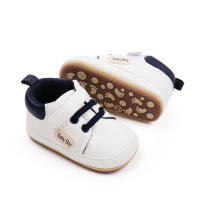 Zapatos De Bebé Para Niño Nuevos Casuales En Cuero PU Antideslizantes Tenis Infantiles Primera Andaduras Cristening Cierre De Correas - details 6