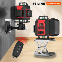 Nivel Laser 16 Lines Professional Laser Level With Tripod Suitcase Green Laser Automatic 360°Self-Leveling Laser Tool 110~220V - details 3