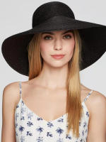 Sombrero De Sol Para Mujer Y Hombre Color Sólido De Moda Con Rhinestone 14cm Grande Paja Resistente Al Sol Plegable Para Playa Y Viajes - details 6
