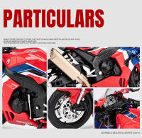 Honda CBR1000 Speed Modelo De Coche De Acción a Escala 1/12 Con Sonido Y Luz Coche De Metal Para Niños Regalo Tamaño Ajustable - details 9
