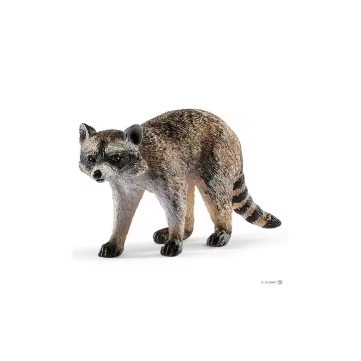 Figura de Mapache Schleich - Animal de Juguete Inteligente y Activo - Coleccionable - 1
