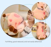 Muñeco De Peluche De Vaca Pequeña Y Colorida De 28cm Suave Con Bufanda Juguete Kawaii Para Regalo Ideal Para Niños Y Adultos - details 3