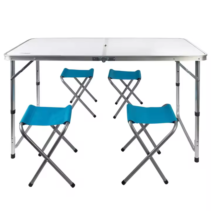 Mesa Camping con 4 Taburetes 120X60X70Cm (Color Baby 52893) - 1