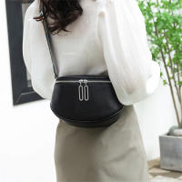 Bolso De Hombro Para Mujer En Cuero Genuino Alta Calidad Cuero De Vaca Bolso De Moda Bolso Mensajero Diseñador De Cierre De Cremallera - details 10
