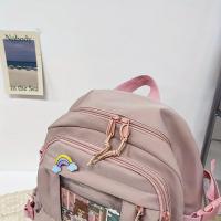 Mochila Grande Para Estudiantes De Secundaria Y Bachillerato Estilo Coreano Para Niñas Material De Nylon Con Lining De Poliéster - details 7